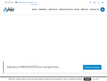 Tablet Screenshot of limpiezaselglobo.com